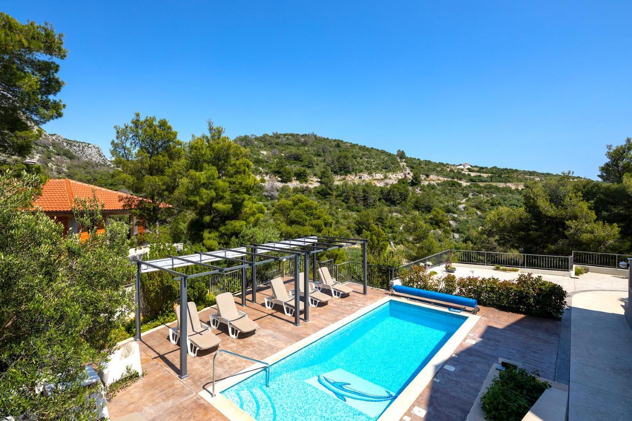 Island Hvar Seaside Villa Levanda With Beach, Pool & Seaview Hvar Town Kültér fotó